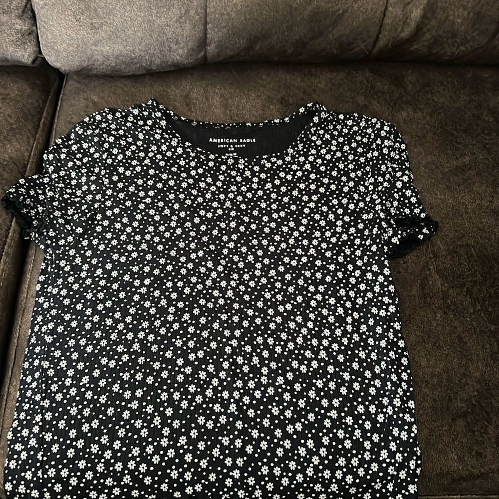 American Eagle soft & sexy rib crop top